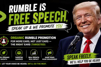 do organic rumble video promotion rumble promotion