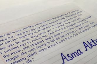 do any type of beautiful handwritten work for you
