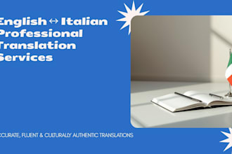 translate everything from english to italian and viceversa