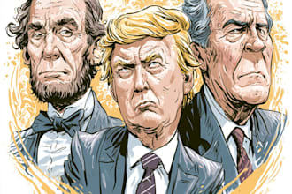 do digital political cartoon for political cartoon