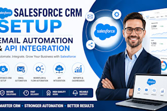 setup salesforce CRM setup salesforce email automation API integration