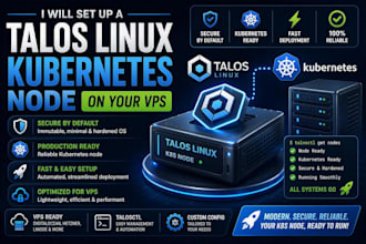 set up a talos linux kubernetes node on your vps