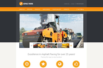 do asphalt contractor website, foundation repair website, asphalt paving website
