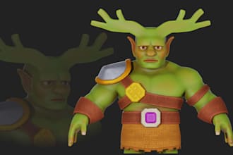 optimized stylized character modelling for your project
