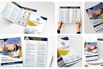 create a professional brochure design for your brand