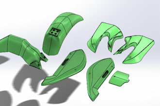 3d cad design stp, dxf, dwg, stl for 3d printing and reverse engineering