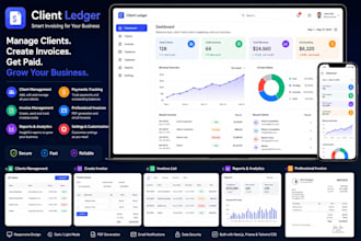 create a modern client management saas application