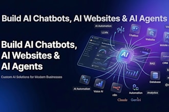 build ai chatbot, ai agent, ai website and ai automation for your business