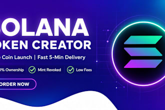 do custom solana meme coin token creation or launch coin