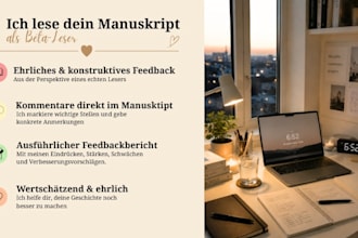 beta read your german fantasy or romance book
