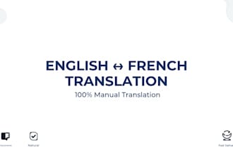 manually translate english to french or french to english