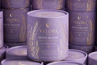 design custom luxury label and premium product packaging
