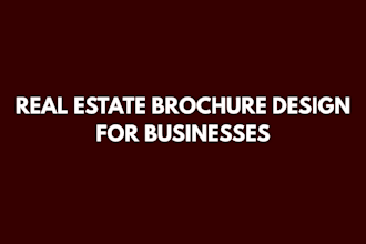 design a brochure for your business
