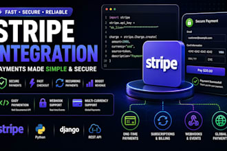 do stripe integration for payments, webhooks and subscriptions