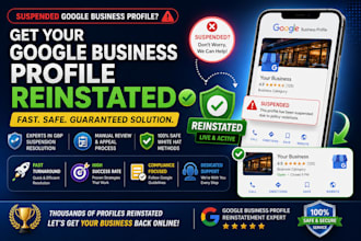 urgently reinstate suspended google business profile gmb
