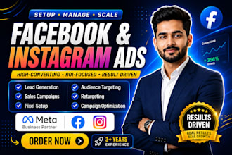 setup facebook ads campaign for leads and sales