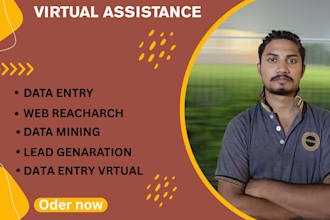 do professional data entry, and virtual assistant work