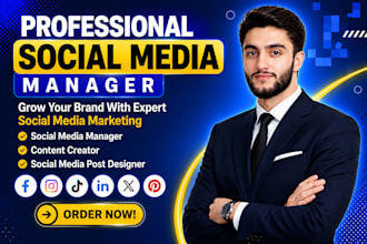 be your social media marketing manager, content creator, and post designer