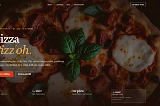 design and build a modern showcase web site