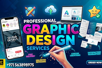 do professional graphic design for social media, flyers, and branding