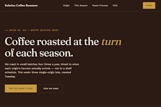 do build a modern, responsive landing page for your business