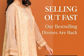 design fashion banners and social media posts