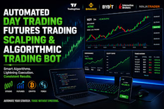 build automated day trading, futures trading, scalping, algorithmic trading bot