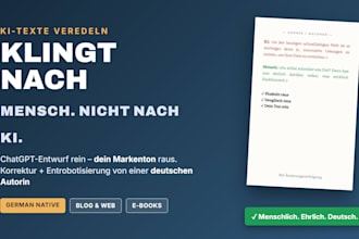 proofread edit and humanize your german ai generated text
