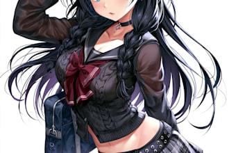do a anime character