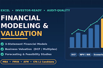 build a financial model, and business valuation model