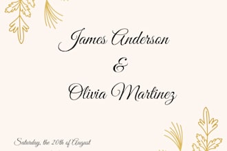 design elegant wedding invitations