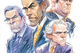 create political and editorial cartoons