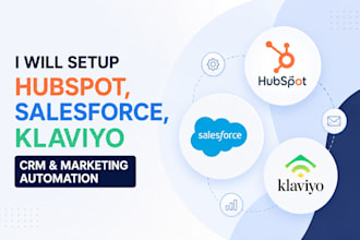 comprehensive CRM solutions with hubspot, salesforce, and klaviyo automation