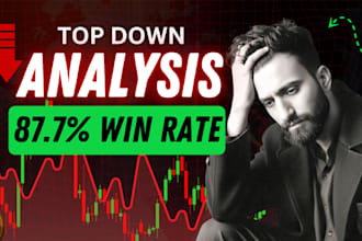 do professional top down analysis for forex crypto and stocks