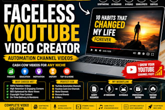 your faceless youtube creator or automation channel