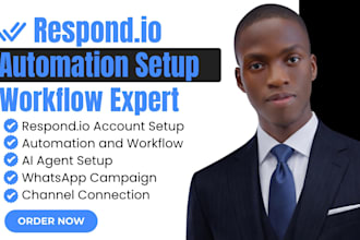 setup automated respond io customer support integrate whatsapp CRM respond io