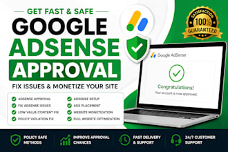get google adsense approval and fix website adsense issues