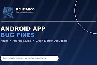 fix bugs and errors in your app code