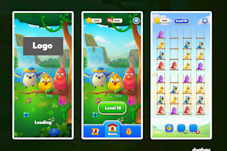 do 2d game ui design for you