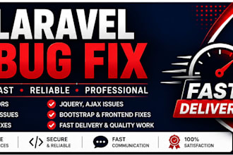 fix laravel PHP bugs and errors