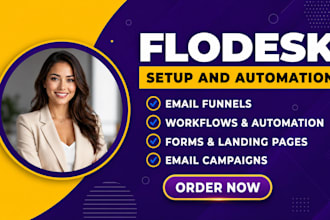 design setup flodesk email marketing flodesk automation workflow and campaigns