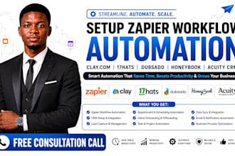 setup zapier workflow automation clay com 17hats dubsado honeybook acuity crm