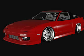 3d car design, body kit, wide body kit, automotive design