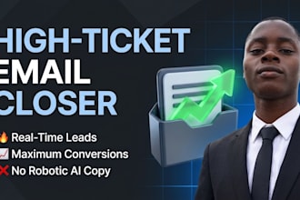 write high ticket email marketing campaigns as your sales closer online sales
