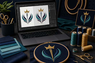 professionally digitize your logo for embroidery machine