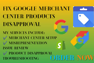 fix google merchant center misrepresentation, fix disapproved products approval