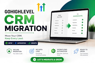 do gohighlevel CRM migration with workflow and funnel setup
