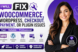 fix woocommerce wordpress checkout payment error or plugin issues