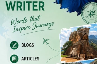 be your expert travel content blogger