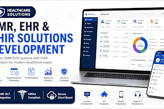 develop custom emr ehr and fhir compliant healthcare web